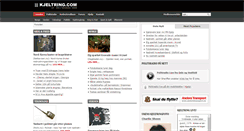 Desktop Screenshot of kjeltring.com